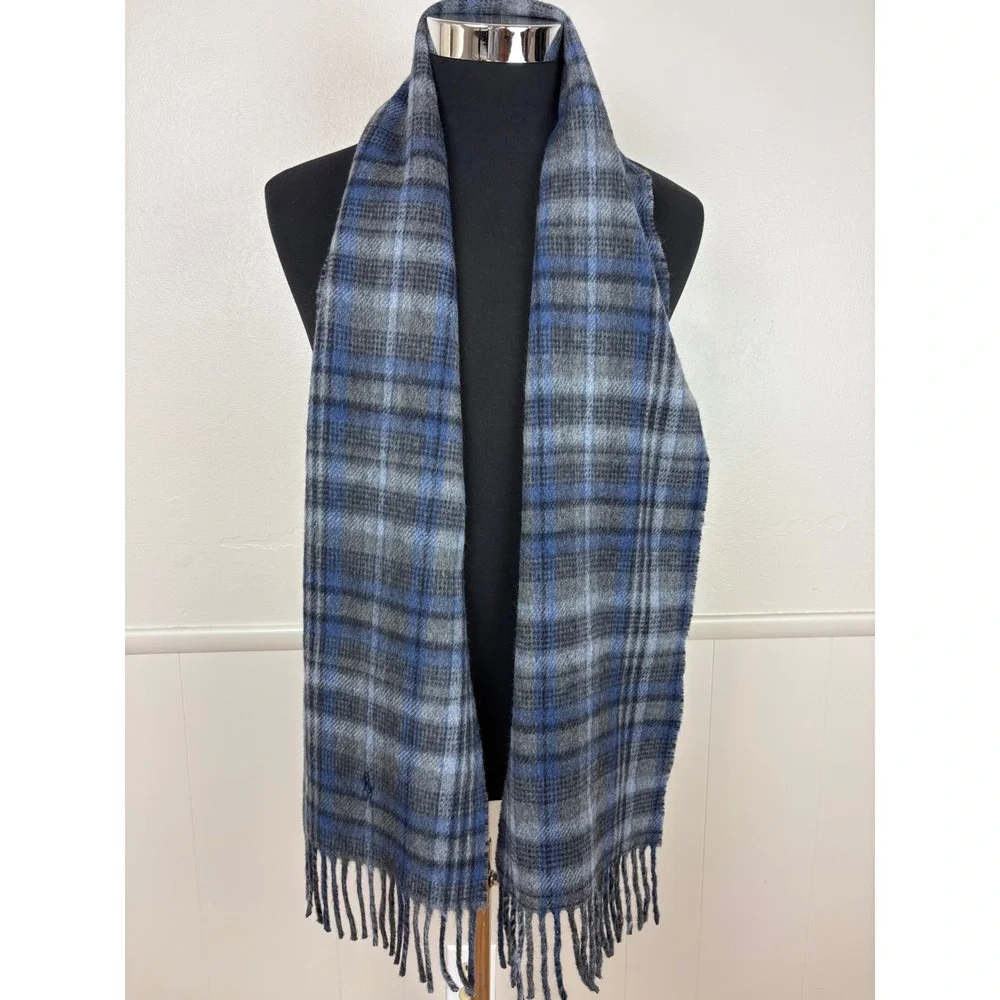 Polo Ralph Lauren Reversible Fringed Scarf  10